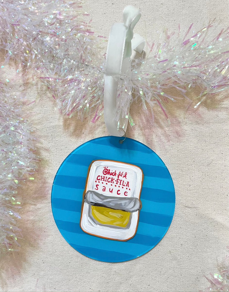 Chick Fil A Sauce Ornament- Blue